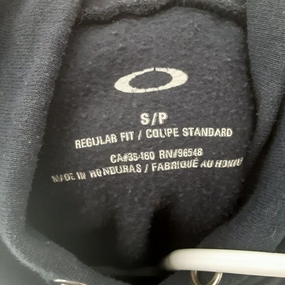 Oakley Adult Mens S Blue Hoodie Regular Fit Sweatshirt - Picture 5 of 8